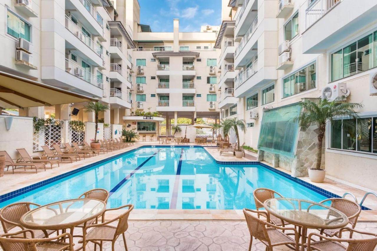 Flat Com Piscina Termica No Bombinhas Summer Beach Esterno foto