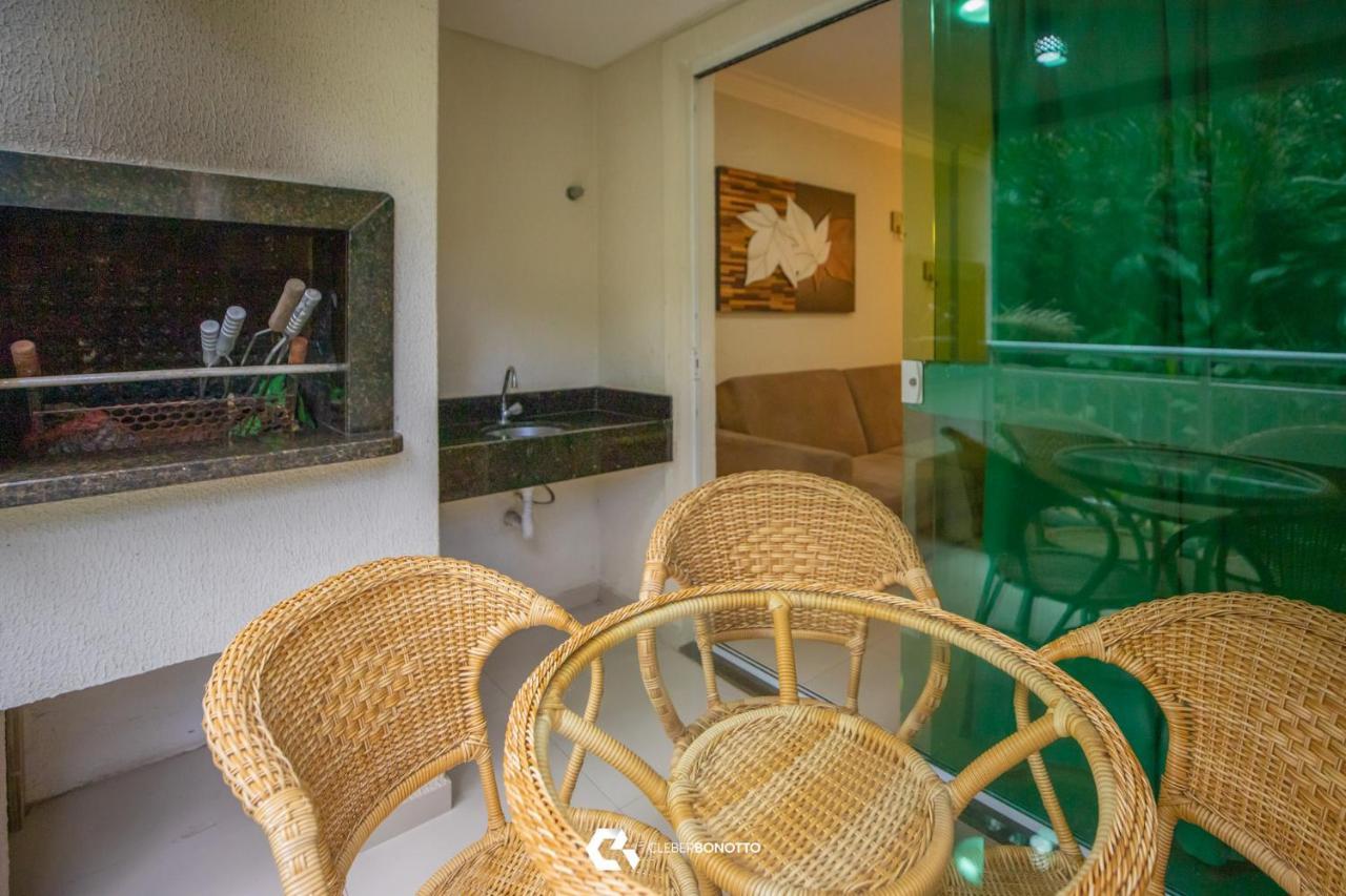 Flat Com Piscina Termica No Bombinhas Summer Beach Esterno foto